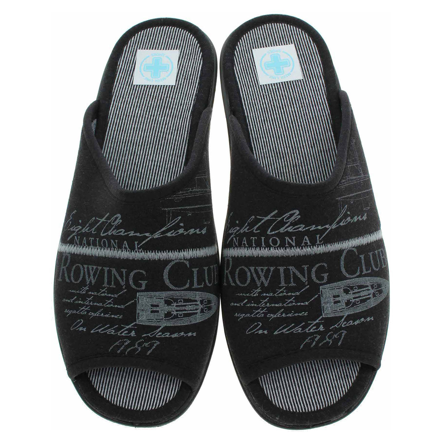 Pánské domácí pantofle Medi Line S72-37742 black 43