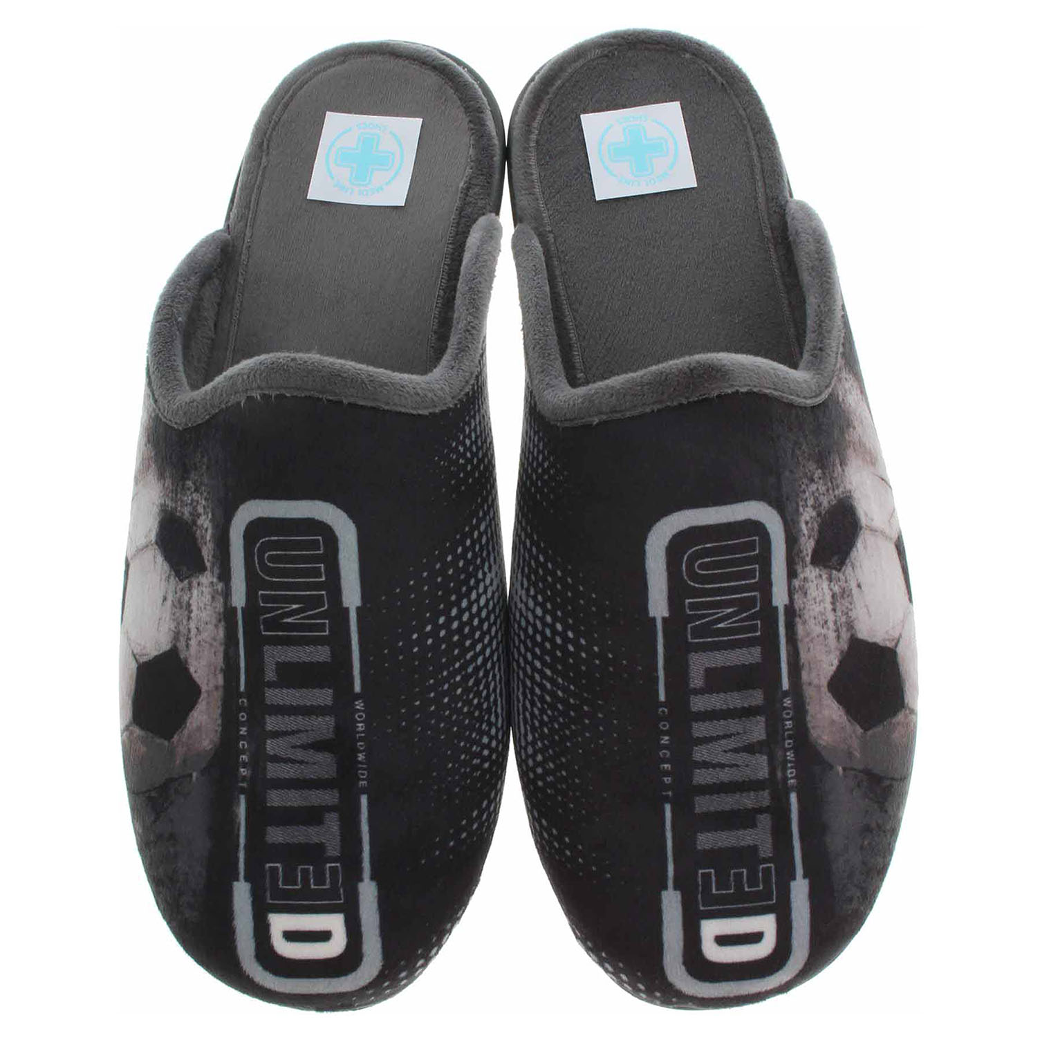 Pánské domácí pantofle Medi Line 1507-025 negro 44