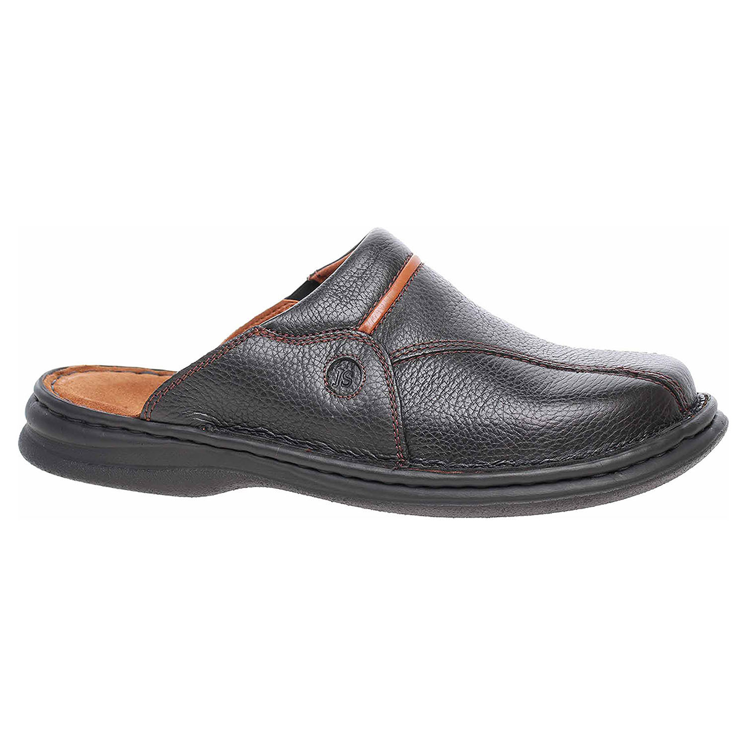 Pánské pantofle Josef Seibel 10999 26611 schwarz-cognac