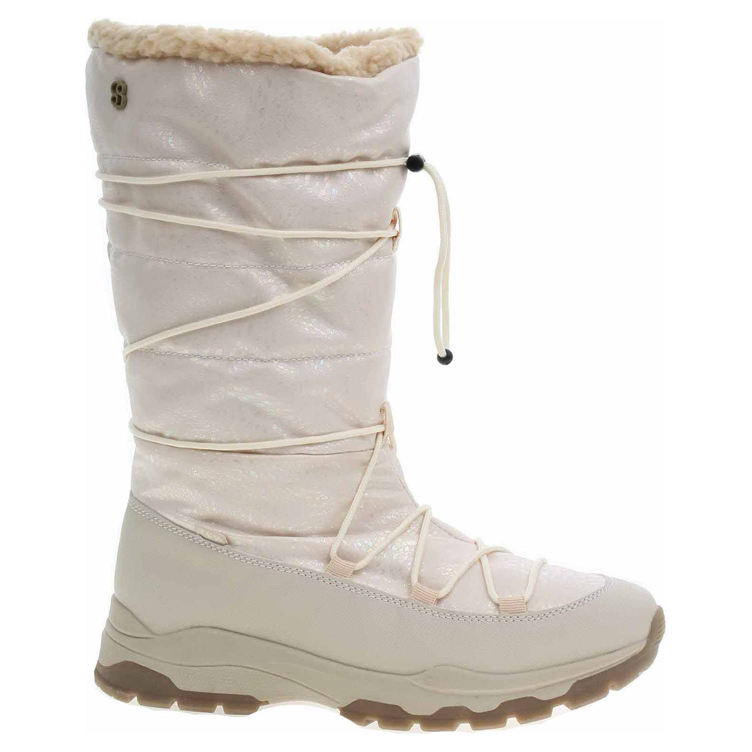 Dívčí sněhule s.Oliver 5-46604-41 beige comb 37