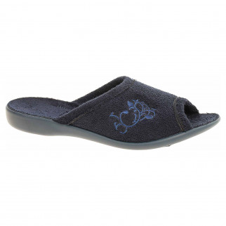 detail Dámské domácí pantofle Befado 256D002 modrá