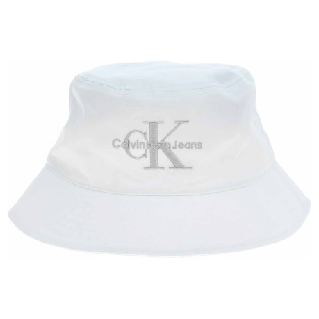 Calvin Klein dámský klobouk K60K6110290LI White-Silver Logo