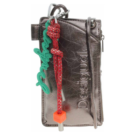 Desigual dámská crossbody na mobil 25WAYP24 9225 dark silver