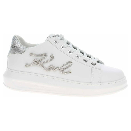 Dámská obuv Karl Lagerfeld KL62511G 01S white lthr w-silver