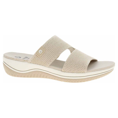 Dámské pantofle Jana 8-27270-43 beige-gold