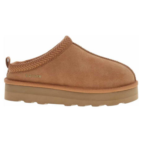 Dámské pantofle s.Oliver 5-27104-43 cognac