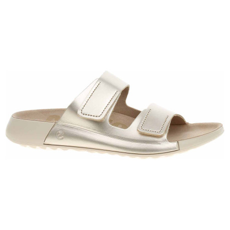 Dámské pantofle Ecco 20682301688 pure white gold