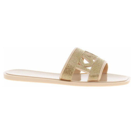 Dámské pantofle Karl Lagerfeld KL80005S VGD gold rubber