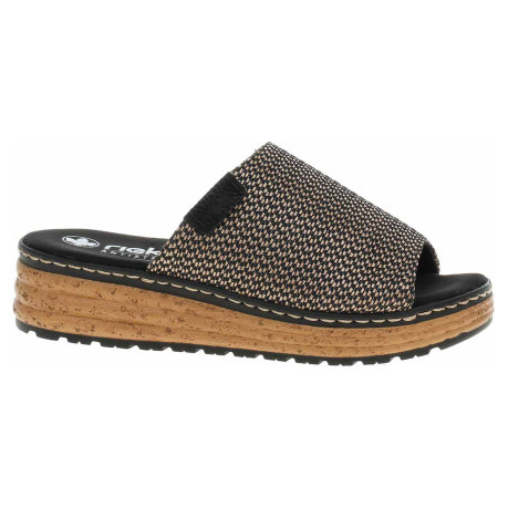 Dámské pantofle Rieker 62768-90 schwarz