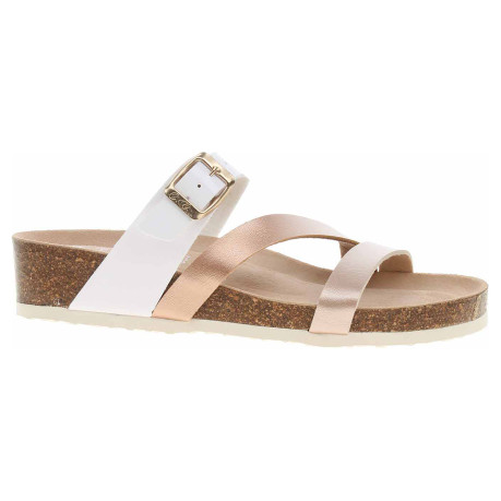 Dámské pantofle Ara 15-17212-15 platin-gold-weiss