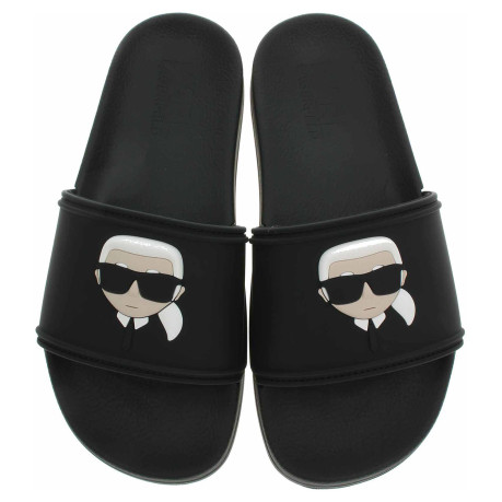 Karl Lagerfeld dámské plážové KL80905A V00 Black Rubber