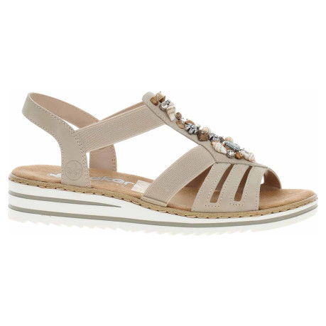Dámské sandály Rieker V0649-62 beige