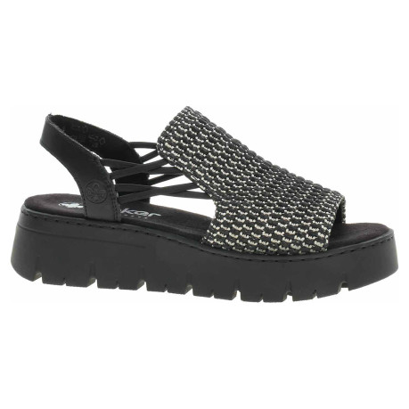 Dámské sandály Rieker V1051-00 schwarz