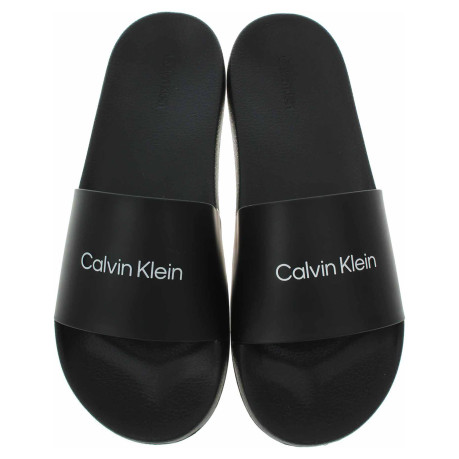 Plážové pantofle Calvin Klein HM0HM00455 BEH Ck Black