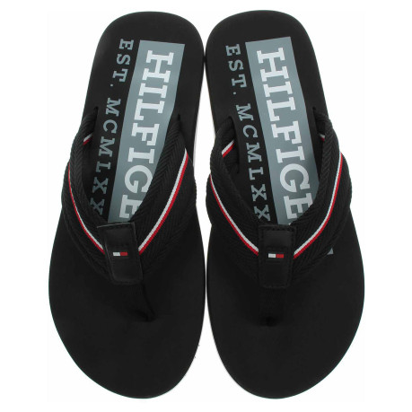 Plážové pantofle Tommy Hilfiger FM0FM05436 BDS Black