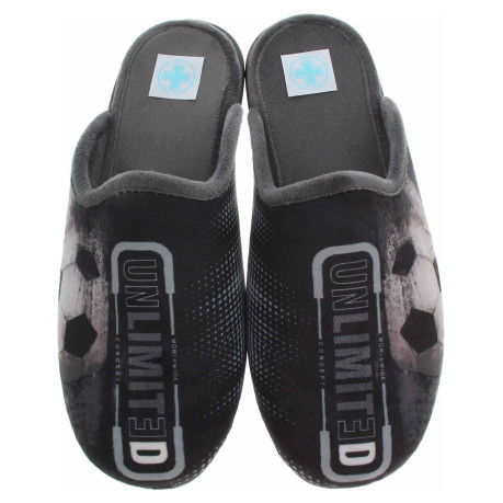 Pánské domácí pantofle Medi Line 1507-025 negro