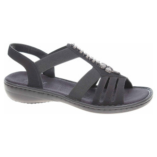 Dámské sandály Rieker 60806-00 schwarz