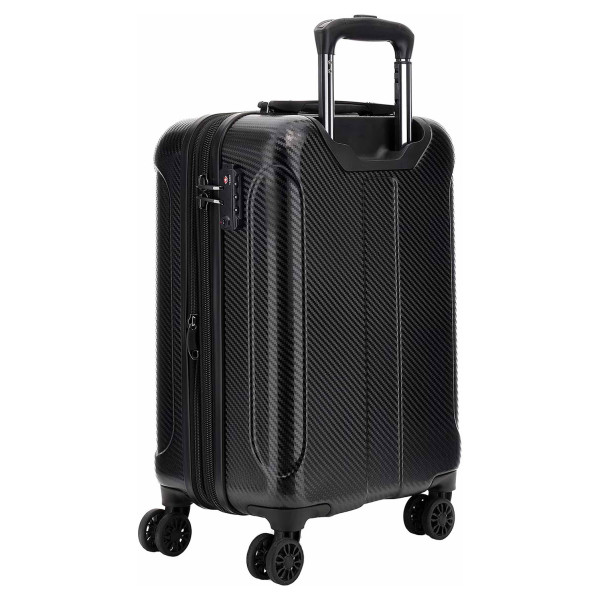 detail Guess cestovní kufr TWE68939830 BLACK