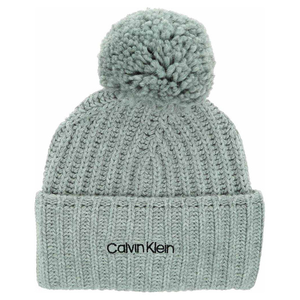 detail Calvin Klein dámská čepice K60K608535 0IN light grey