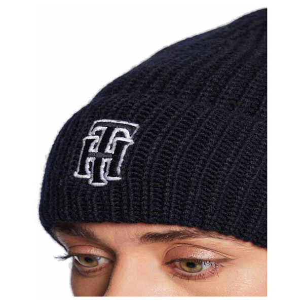 detail Tommy Hilfiger dámská čepice AW0AW14032 Space Blue