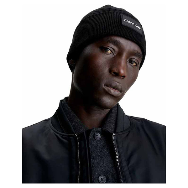 detail Calvin Klein pánská čepice K50K510986 BAX Ck Black