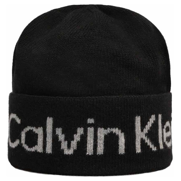detail Calvin Klein dámská čepice K60K611151 BAX Ck Black