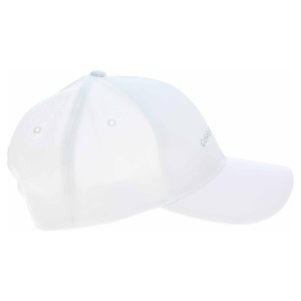 detail Calvin Klein dámská kšiltovka K60K6088490LI White-Silver Logo