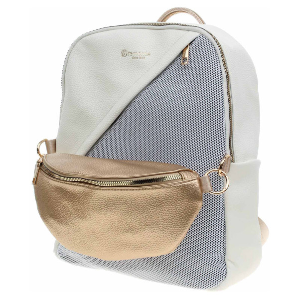 detail Remonte dámský batůžek s ledvinkou Q0533-81 weiss kombi