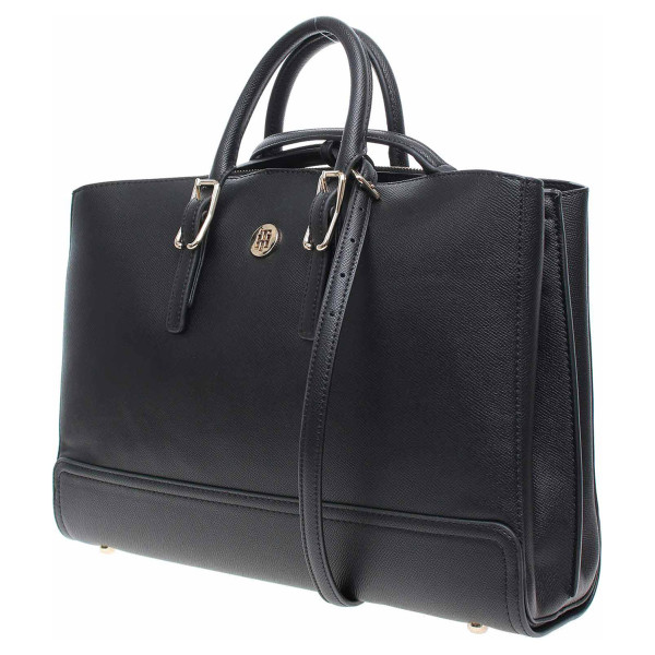 detail Tommy Hilfiger dámská kabelka AW0AW10494 BDS black