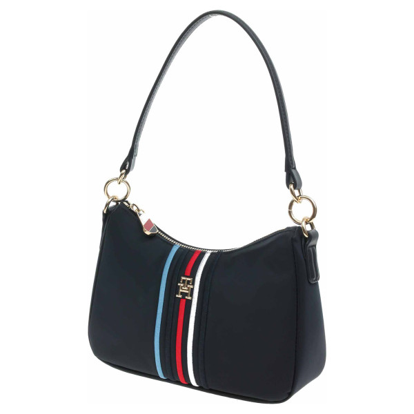 detail Tommy Hilfiger dámská kabelka AW0AW16780 DW6 Space Blue