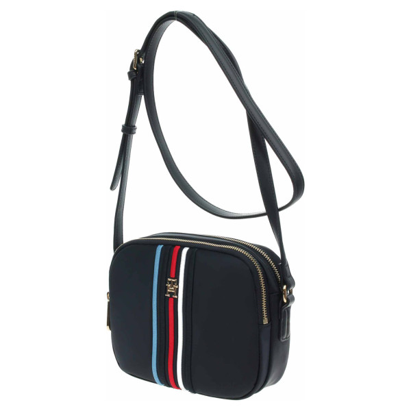 detail Tommy Hilfiger dámská kabelka AW0AW15985 DW6 Space Blue