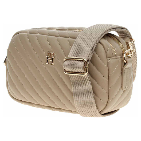 detail Tommy Hilfiger dámská kabelka AW0AW17011 AEG Beige