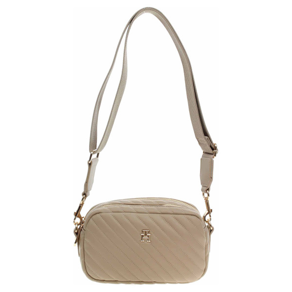 detail Tommy Hilfiger dámská kabelka AW0AW17011 AEG Beige