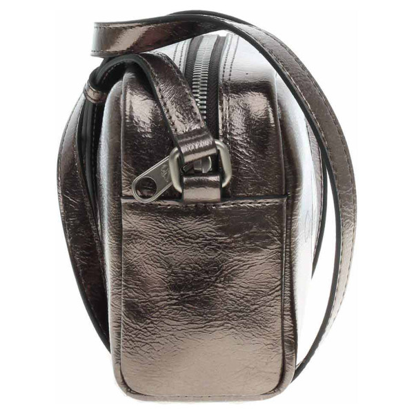 detail Calvin Klein dámská kabelka K60K612731 ADA Gunmetal