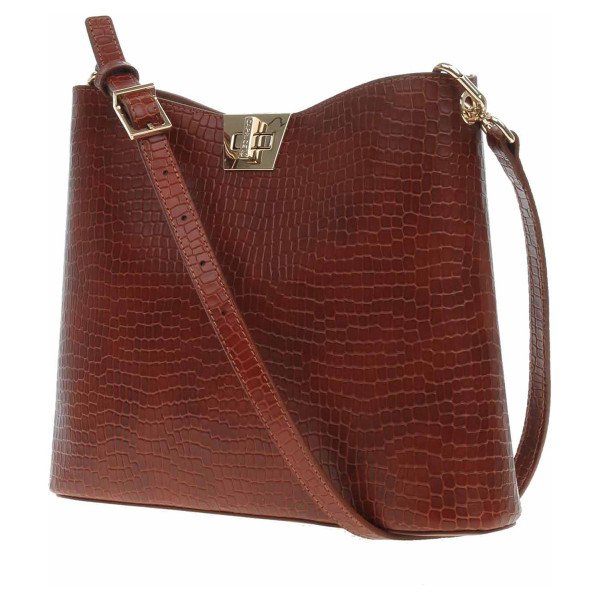 detail Caprice dámská kabelka 9-61020-45 cognac croco