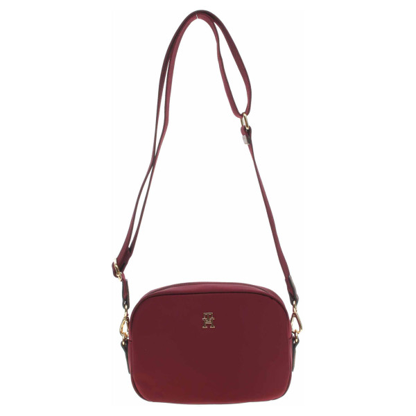 detail Tommy Hilfiger dámská kabelka AW0AW1770 VLP Deep Rouge
