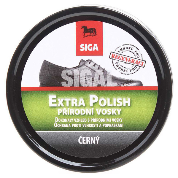 detail Sigal Extra Polish černý 75 ml