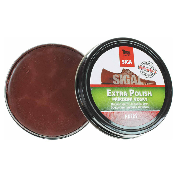 detail Sigal Extra Polish hnědý 75 ml