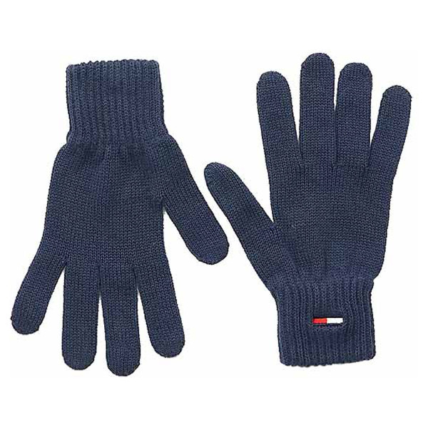 detail Tommy Hilfiger pánské rukavice AM0AM10385 C87 Twilight Navy