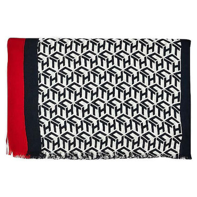 detail Tommy Hilfiger dámská šála AW0AW07902 0G0 corporate
