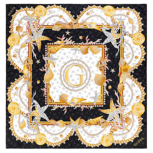 detail Guess dámský šátek AW8659SIL90-BLA