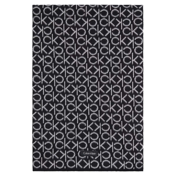 detail Calvin KLein dámská šála K60K608486 BAX Ck black