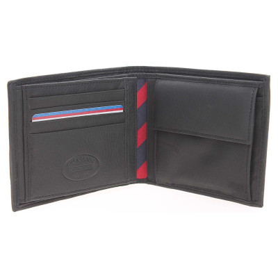 detail Tommy Hilfiger pánská peněženka AM0AM00665 černá