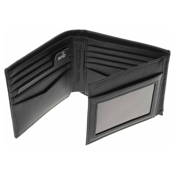 detail Calvin Klein pánská peněženka K50K509863 BDS black