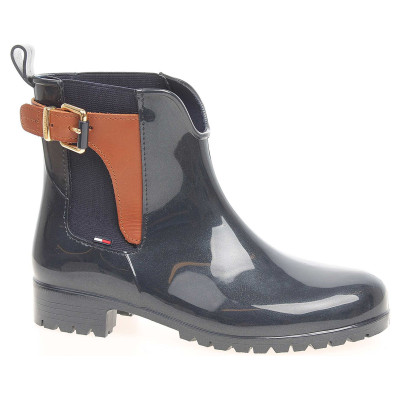detail Tommy Hilfiger dámské holinky FW56822108 O1285XLEY 2Z2 modré