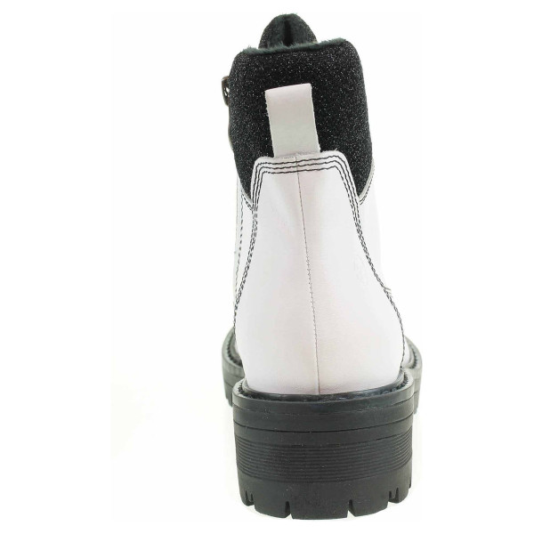 detail Dámská kotníková obuv Tamaris 1-25214-21 white-black