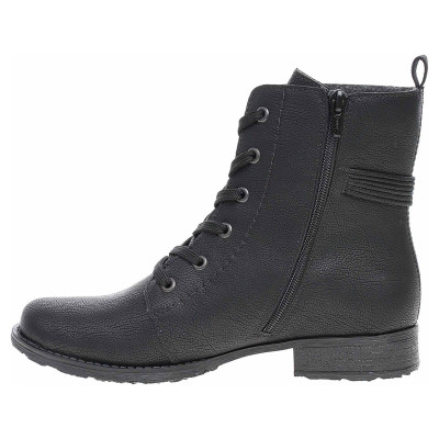 detail Dámská kotníková obuv Rieker 70843-00 schwarz
