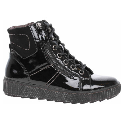 detail Dámská kotníková obuv Jana 8-25203-23 black patent