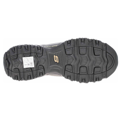 detail Skechers D´Lites - Weekender Puffer black-gold
