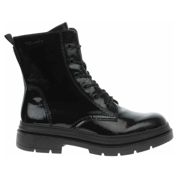 detail Dámská kotníková obuv Tamaris 1-25210-29 black patent